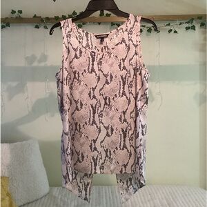 Express Reptile Pattern Tank Top